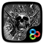 death metal golauncher ex theme android application logo